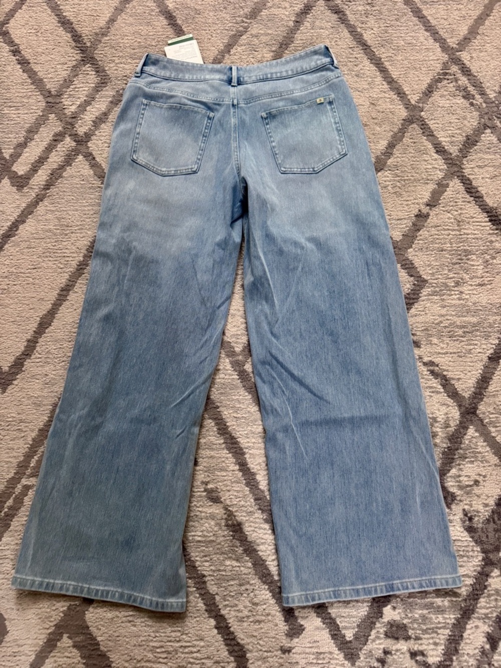 HALARA Pale Blue Wide Leg High-Rise Jeans - Picture 6 of 12
